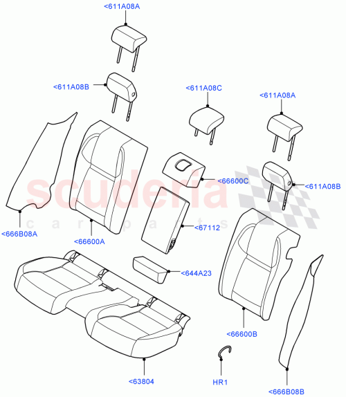 Part Diagram for Land Rover LR141581