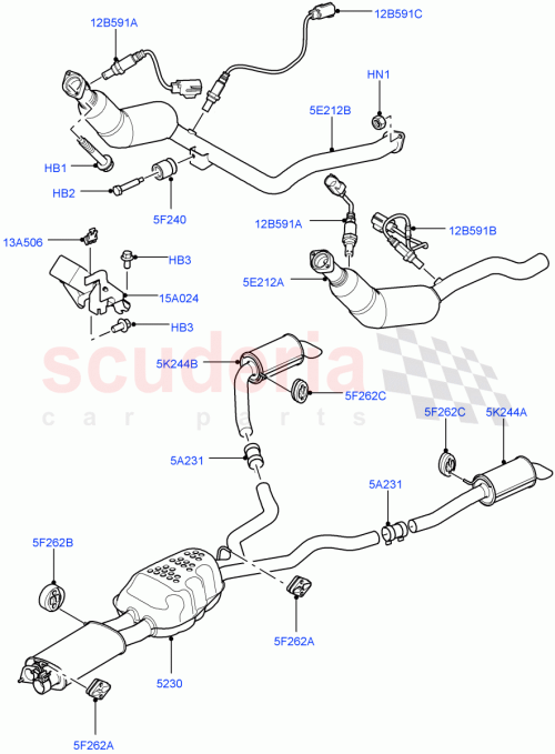 Part Diagram for Land Rover LR014012