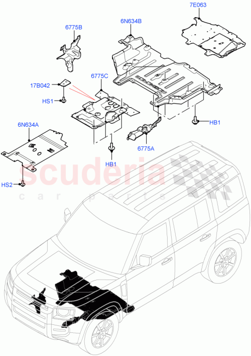 Part Diagram for Land Rover LR159622