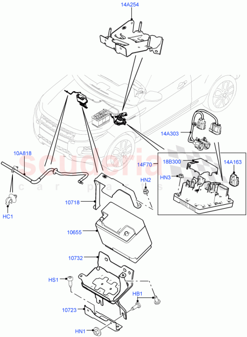Part Diagram for Land Rover LR061668