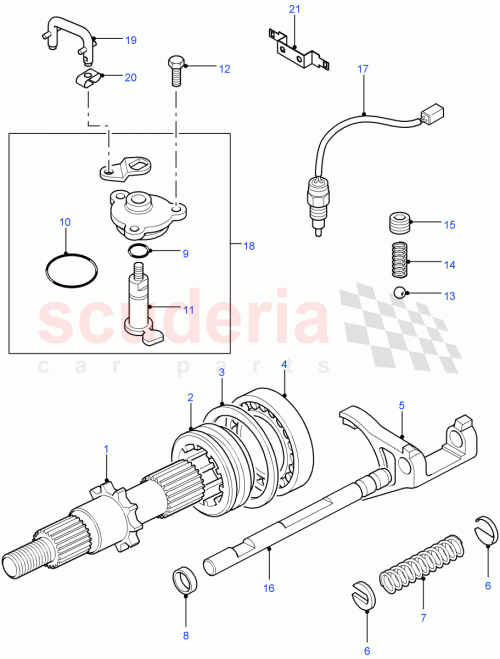 Part Diagram for Land Rover FTC776