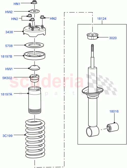 Part Diagram for Land Rover RPC500021