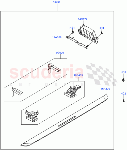 Part Diagram for Land Rover LR152386