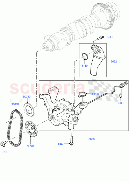 Part Diagram for Land Rover LR091564
