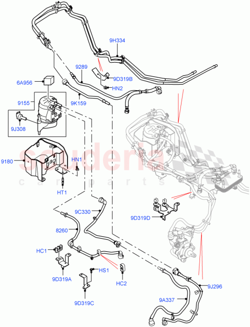 Part Diagram for Land Rover LR071922