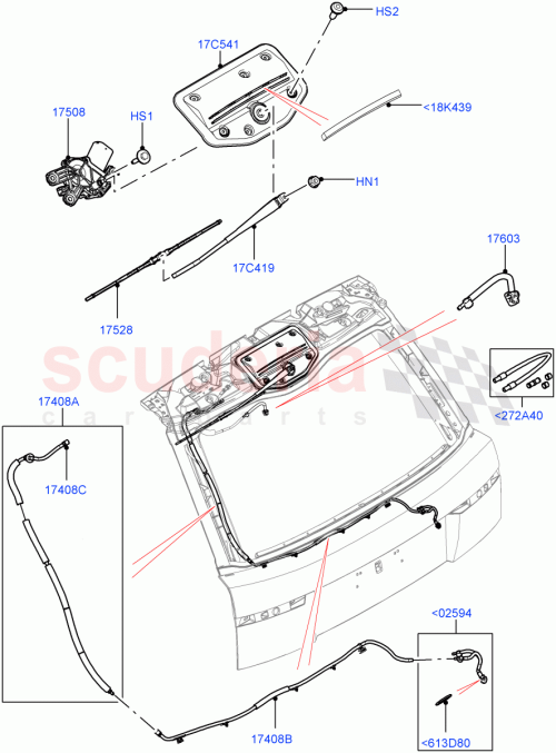 Part Diagram for Land Rover LR033421