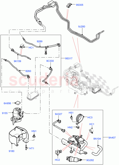 Part Diagram for Land Rover LR137039