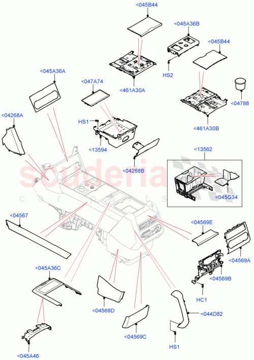 Part Diagram for Land Rover LR164373