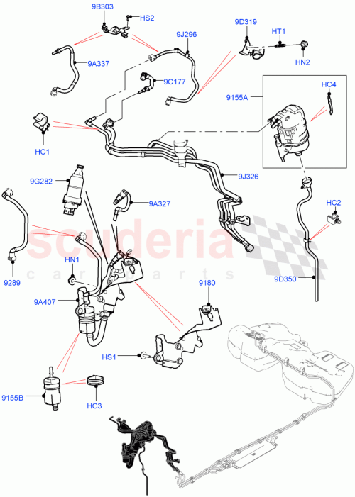Part Diagram for Land Rover LR093033