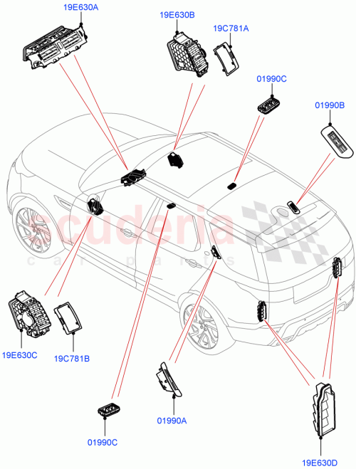 Part Diagram for Land Rover LR089447