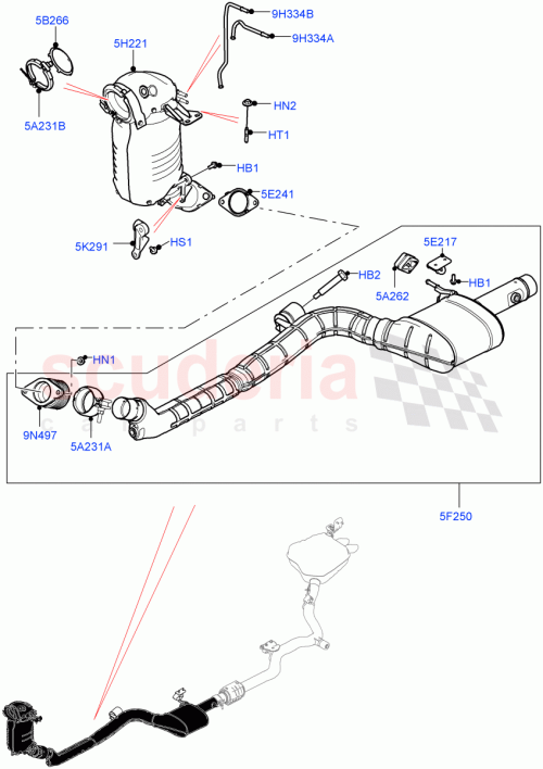 Part Diagram for Land Rover LR112141