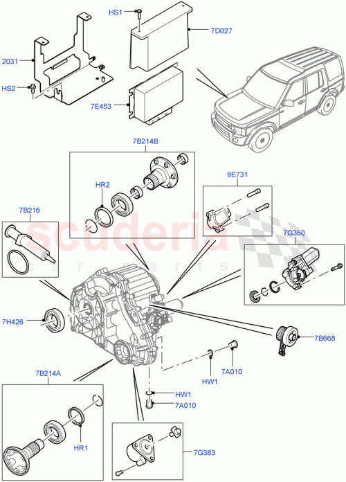 Part Diagram for Land Rover LR051739