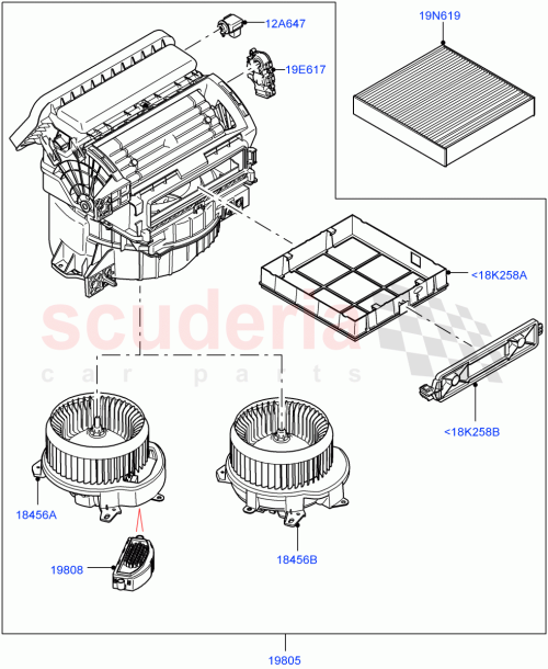 Part Diagram for Land Rover LR171249