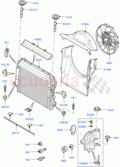 Part Diagram for Land Rover LR015830