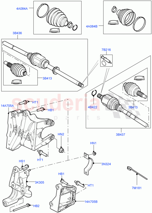 Part Diagram for Land Rover LR125165