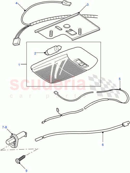 Part Diagram for Land Rover LR016274