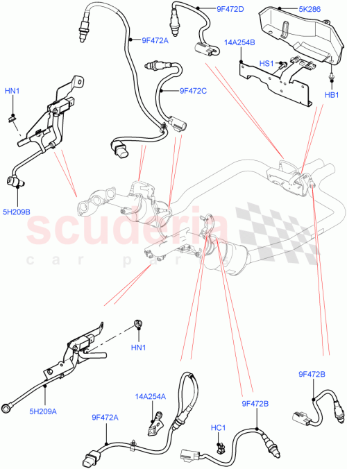 Part Diagram for Land Rover LR116491