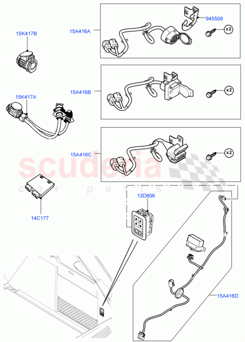 Part Diagram for Land Rover VPLGT0237