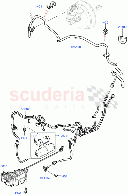 Part Diagram for Land Rover LR124870