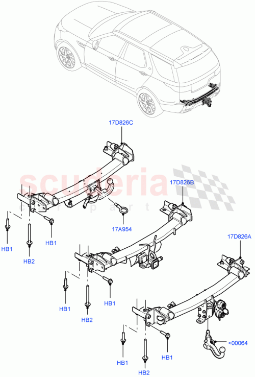 Part Diagram for Land Rover LR137792