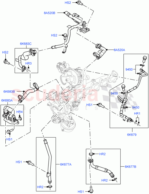 Part Diagram for Land Rover LR125347