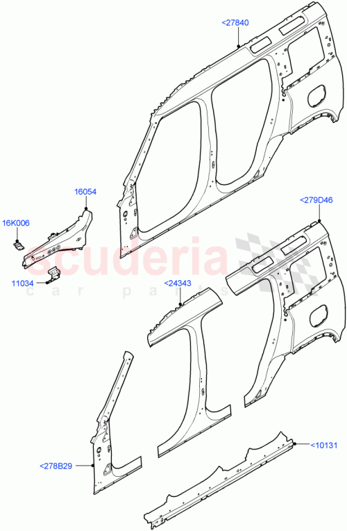 Part Diagram for Land Rover LR131097