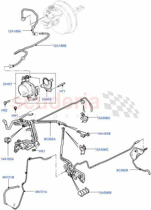 Part Diagram for Land Rover LR022998