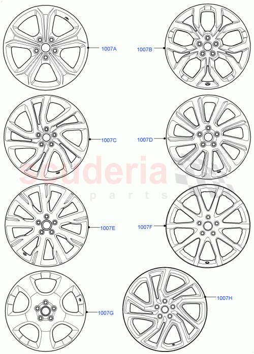 Part Diagram for Land Rover LR073532