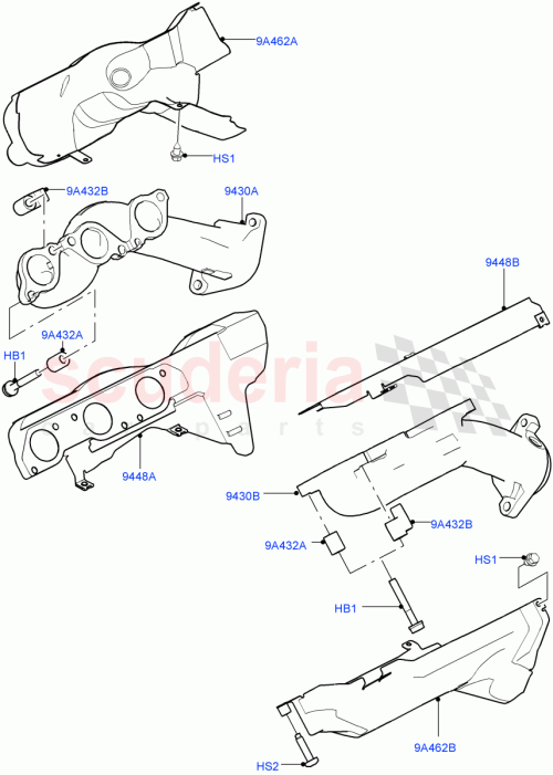 Part Diagram for Land Rover LR041648