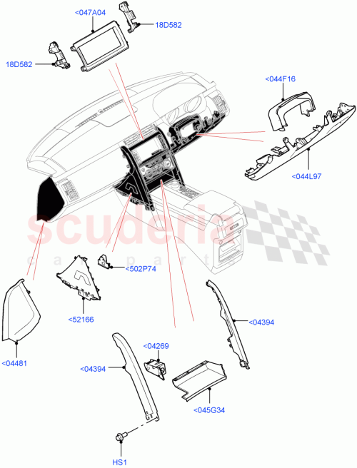 Part Diagram for Land Rover LR088774