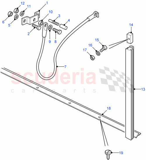 Part Diagram for Land Rover WC104001L