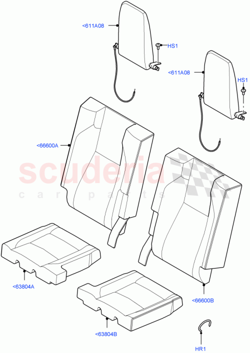 Part Diagram for Land Rover LR126538