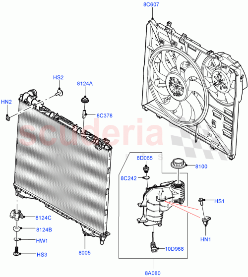 Part Diagram for Land Rover LR176861