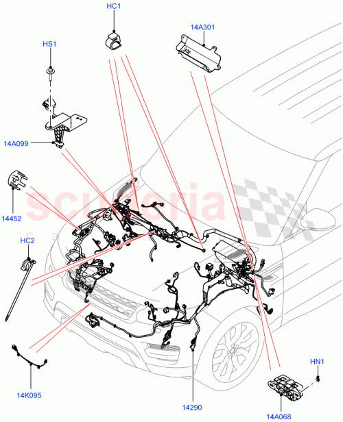 Part Diagram for Land Rover LR050282