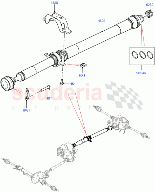 Part Diagram for Land Rover LR142250