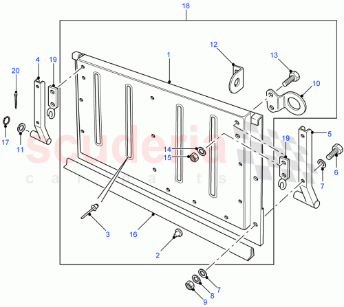 Part Diagram for Land Rover LR016688