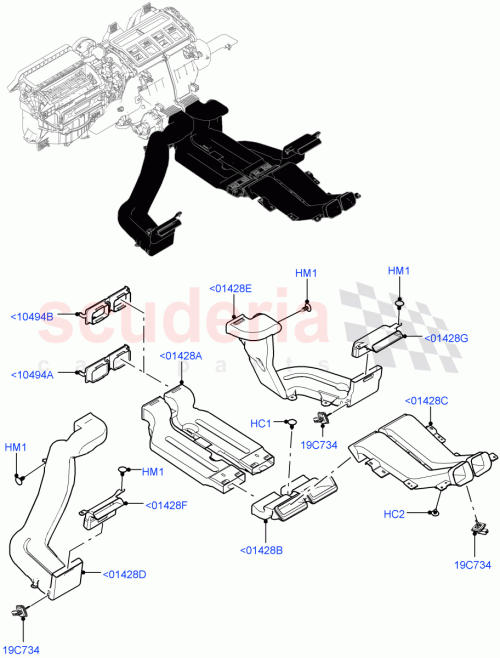 Part Diagram for Land Rover LR129921