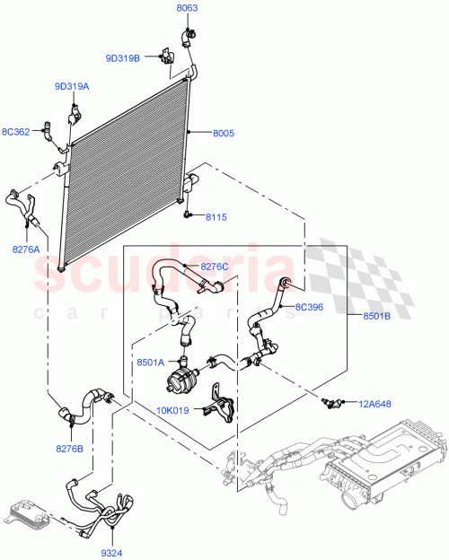 Part Diagram for Land Rover LR139405