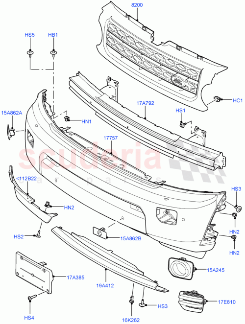 Part Diagram for Land Rover LR013899