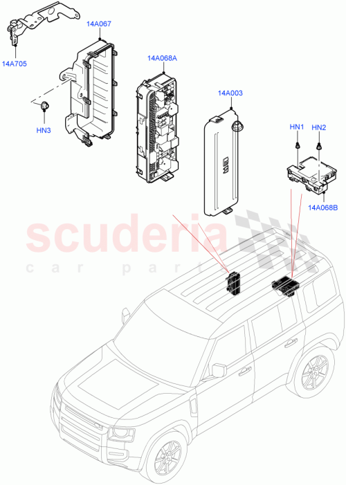 Part Diagram for Land Rover LR137968