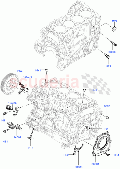 Part Diagram for Land Rover LR025523
