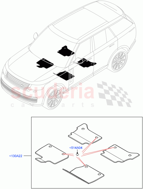 Part Diagram for Land Rover LR151462