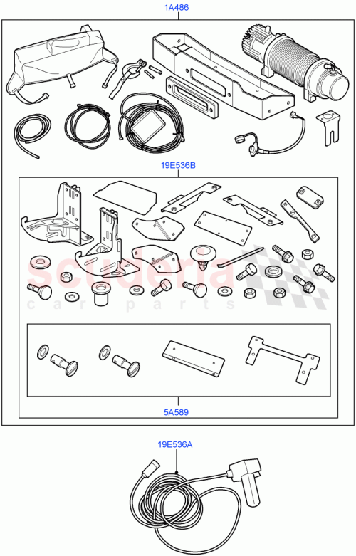 Part Diagram for Land Rover VUB501471