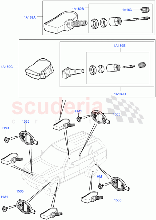 Part Diagram for Land Rover LR032865