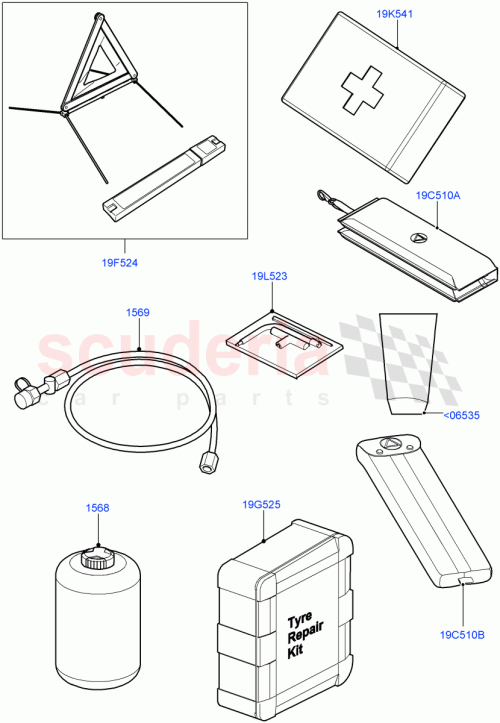 Part Diagram for Land Rover LR027109
