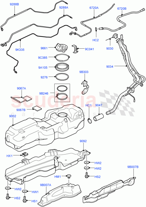 Part Diagram for Land Rover WMJ500183
