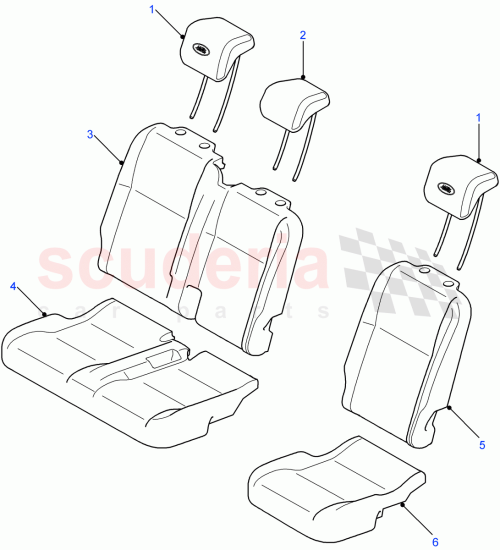 Part Diagram for Land Rover LR025102