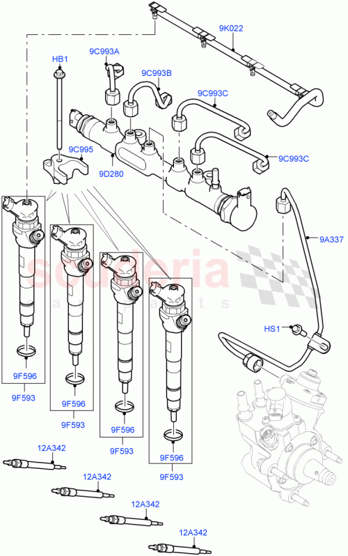 Part Diagram for Land Rover LR082275