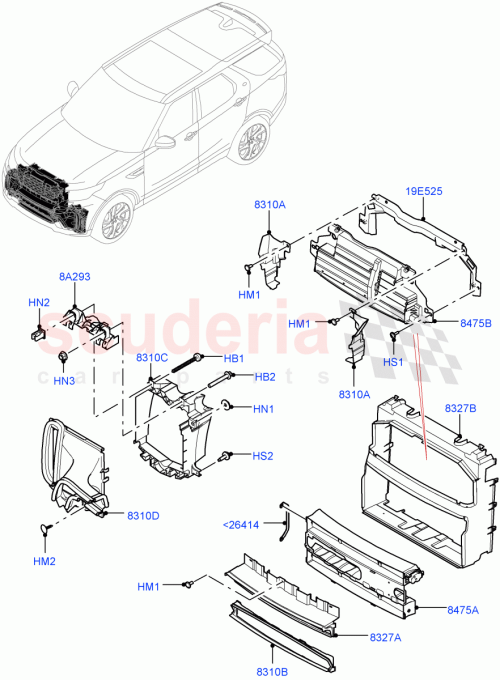 Part Diagram for Land Rover LR084503