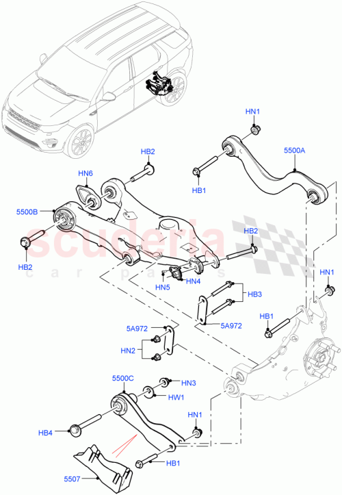 Part Diagram for Land Rover LR060774
